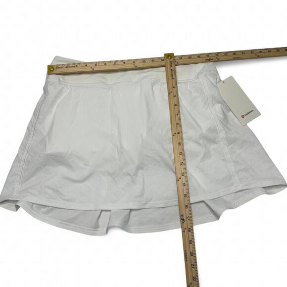 Lululemon NWT Pace Revival Skirt Extra Long Size 12 White - Picture 3 of 8